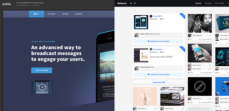 Examples of web-design, landing pages, the world’s leaders Examples of web-design, landing pages, the world’s leaders