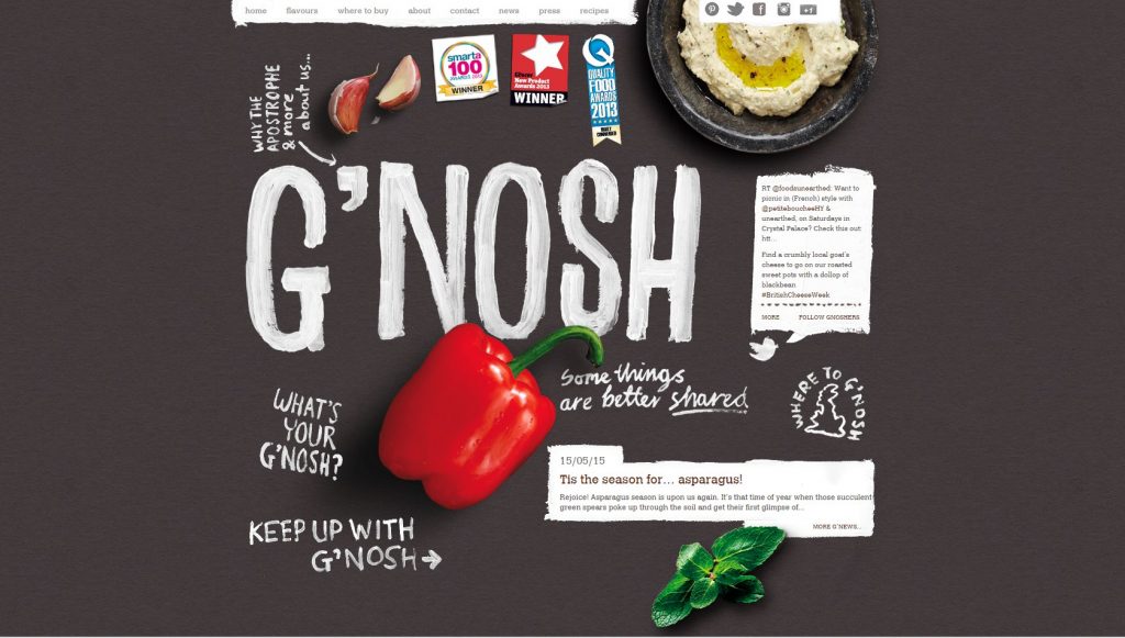 Gnosh.co.uk site design Gnosh.co.uk site design