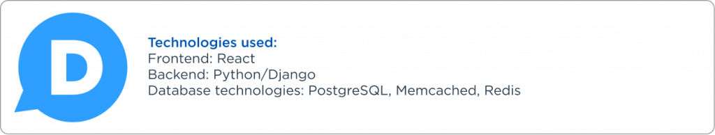 Disqus companie that use python/django Disqus companie that use python/django