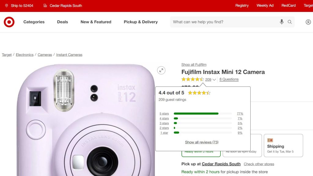 target